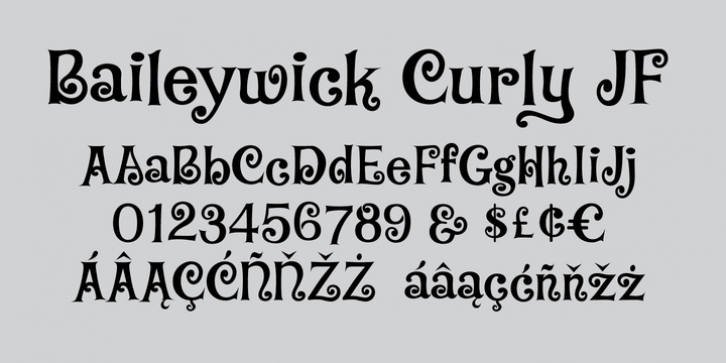 Baileywick JF font preview