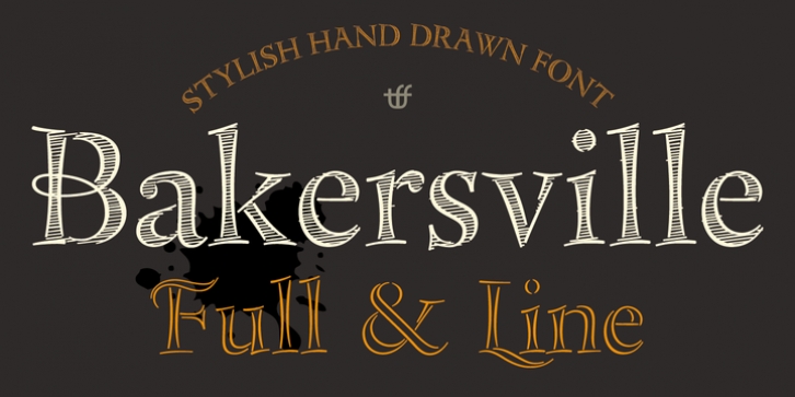 Bakersville font preview