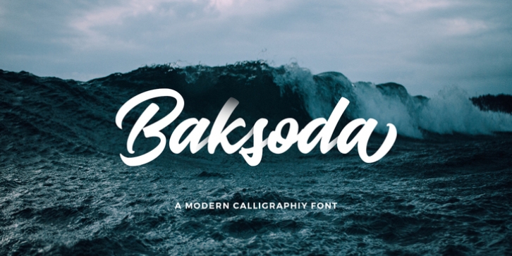 Baksoda font preview