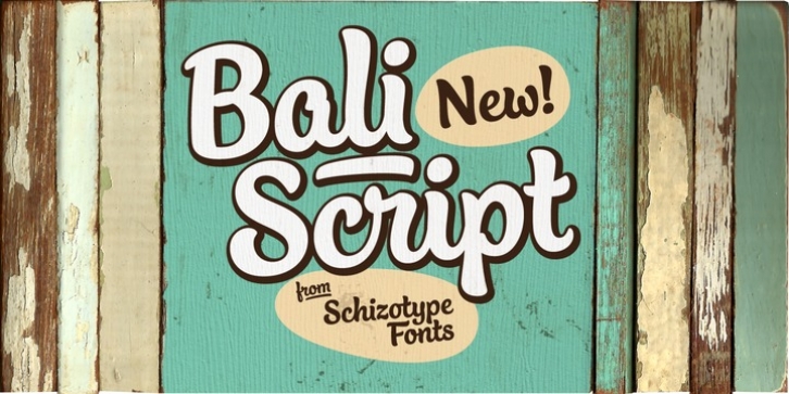 Bali Script font preview