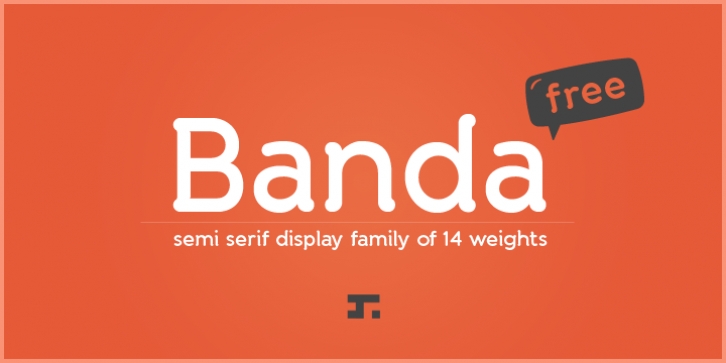 Banda font preview