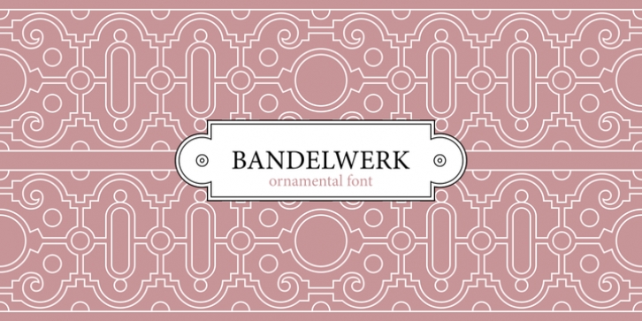 Bandelwerk font preview