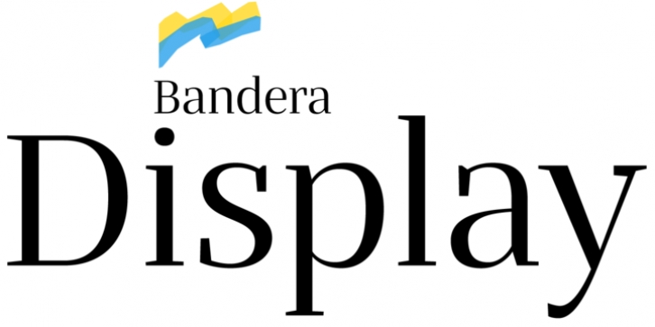 Bandera Display font preview