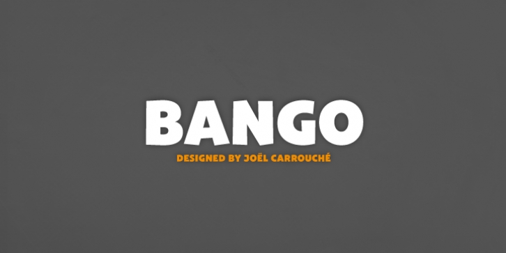 Bango font preview