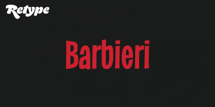 Barbieri font preview