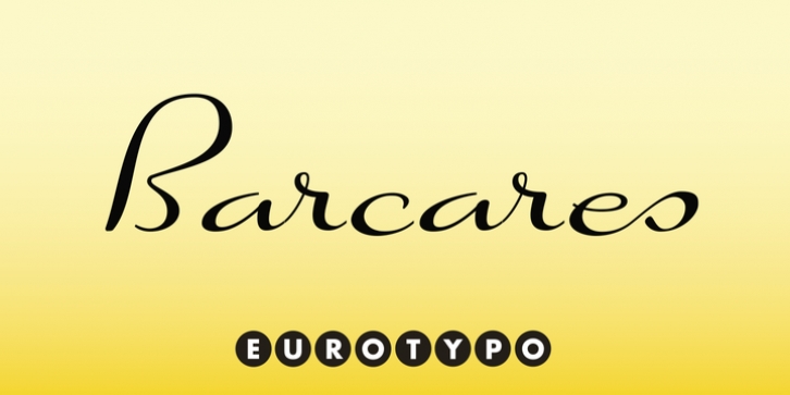 Barcares font preview