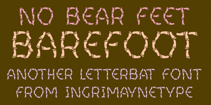 Barefoot font preview