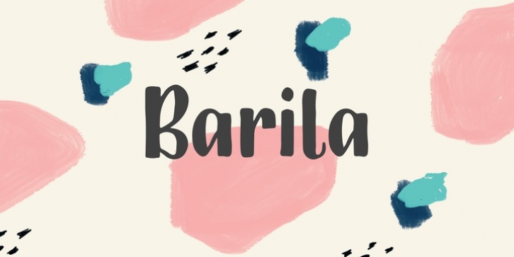 Barila font preview