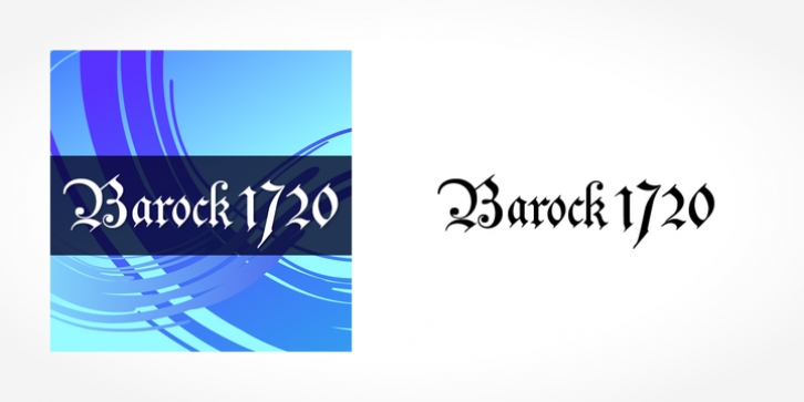 Barock 1720 font preview