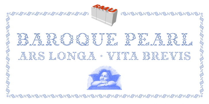 Baroque Pearl font preview
