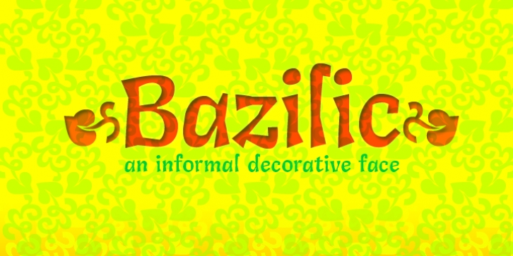 Bazilic font preview