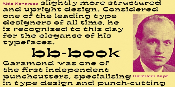bb-book Contrasted font preview