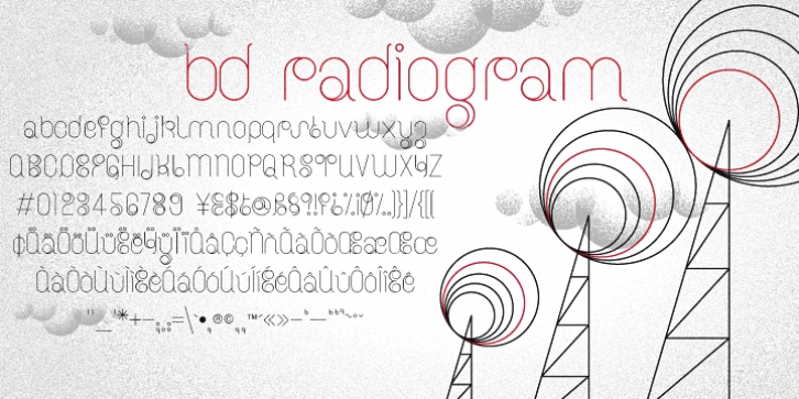 BD Radiogram font preview