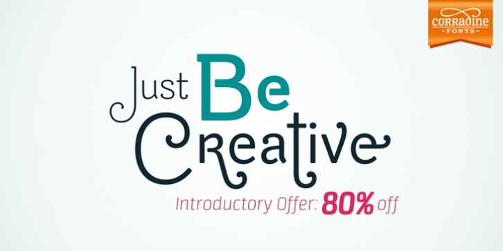Be Creative font preview