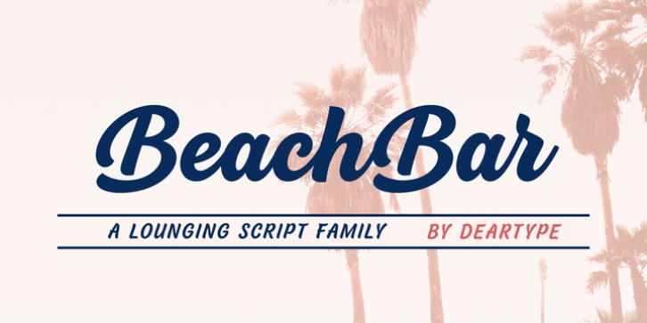 BeachBar font preview