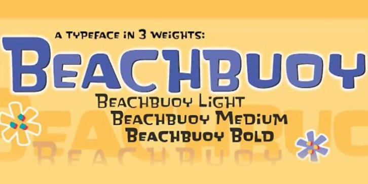 Beachbuoy font preview