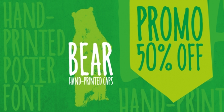 Bear font preview