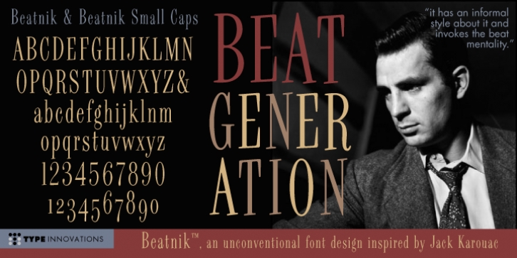 Beatnik font preview