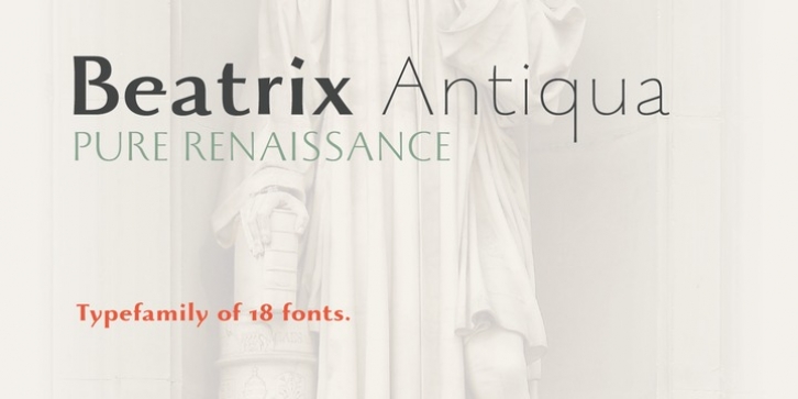 Beatrix Antiqua font preview