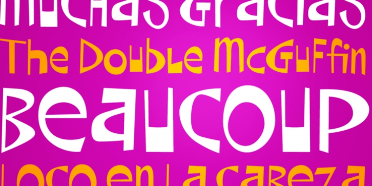 Beaucoup PB font preview