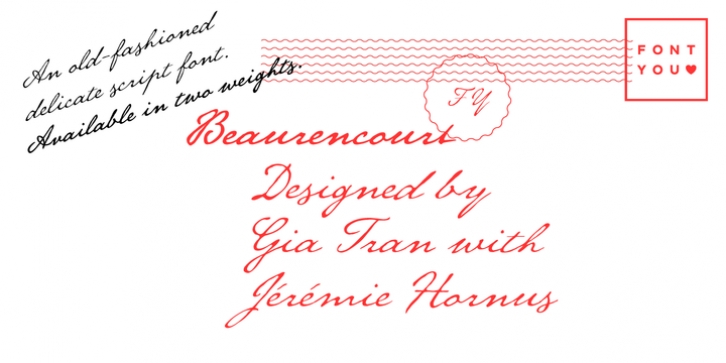 Beaurencourt FY font preview