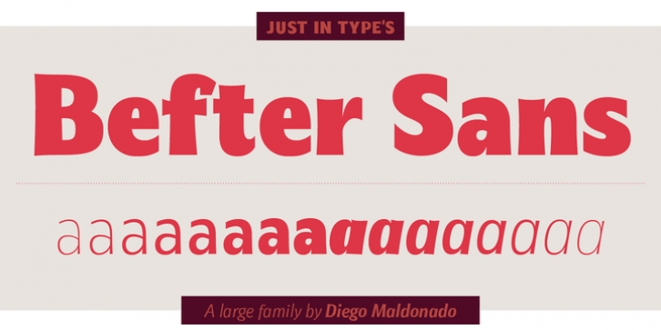 Befter Sans font preview