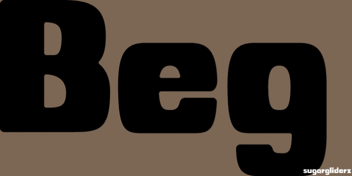 Beg font preview