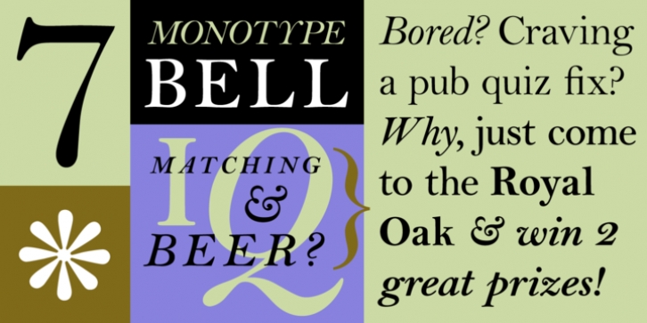 Bell font preview