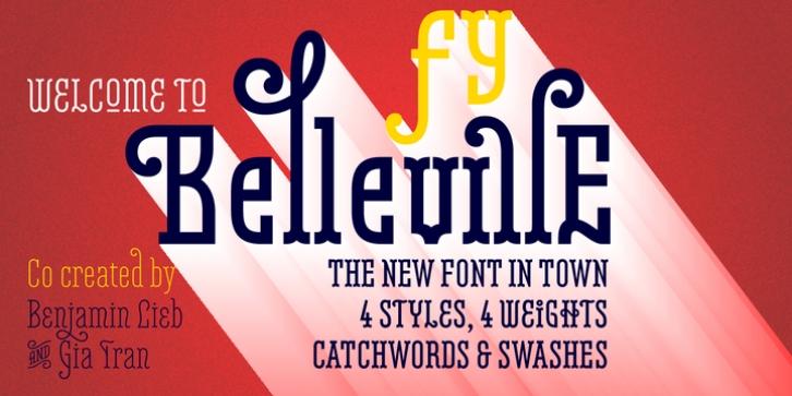 Belleville FY font preview