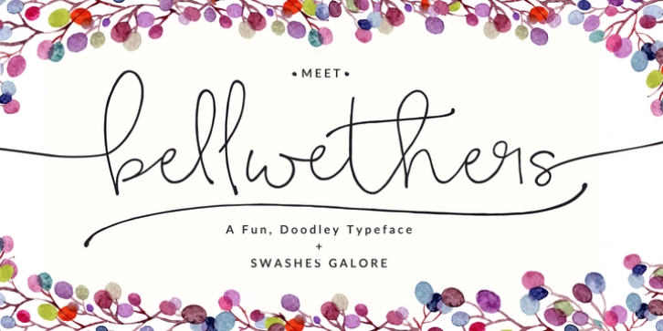 Bellwethers font preview