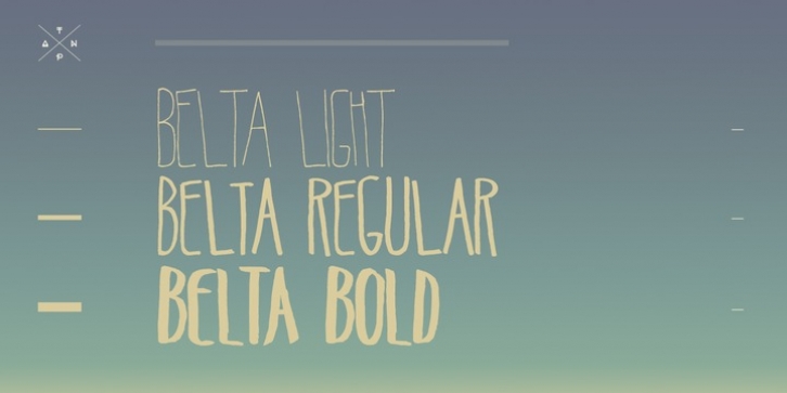 Belta font preview