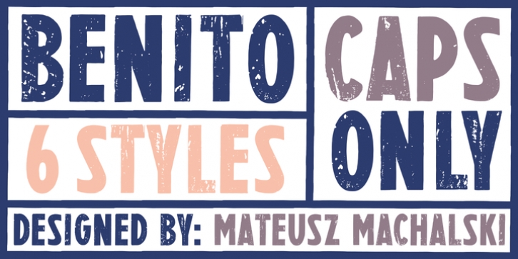 BENITO font preview