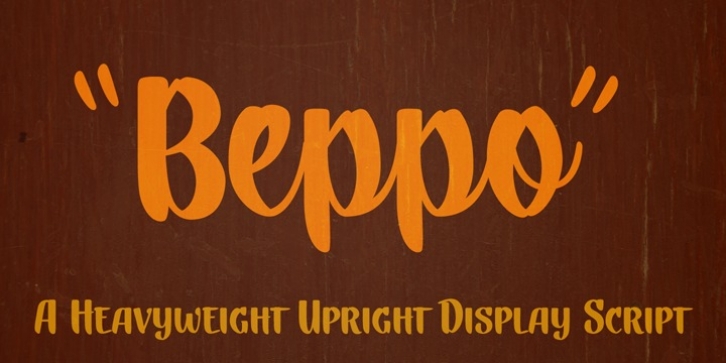 Beppo font preview