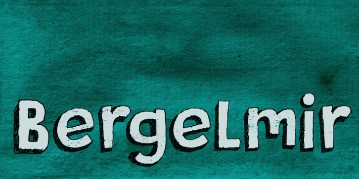 Bergelmir font preview