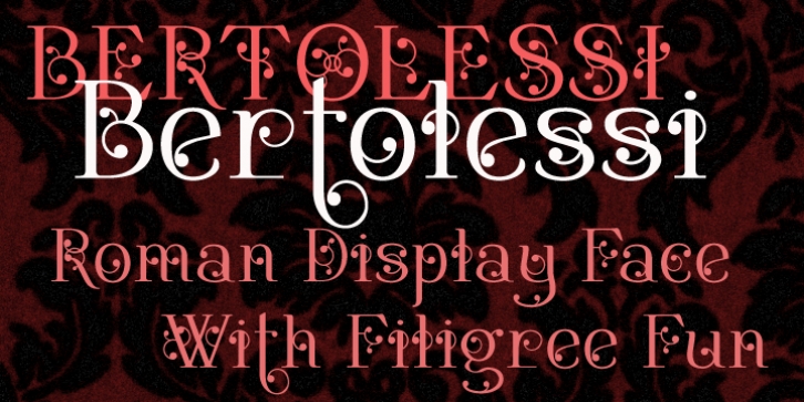 Bertolessi font preview