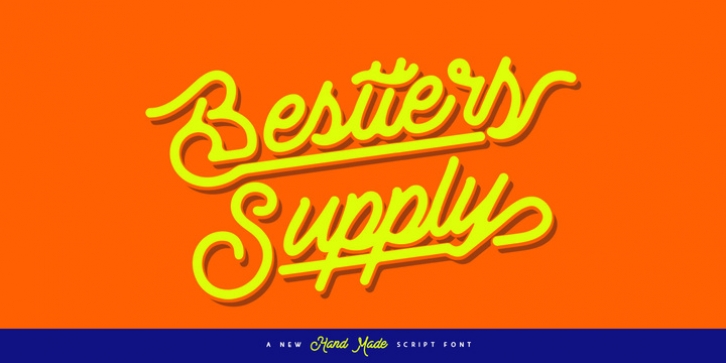 Bestters Supply font preview