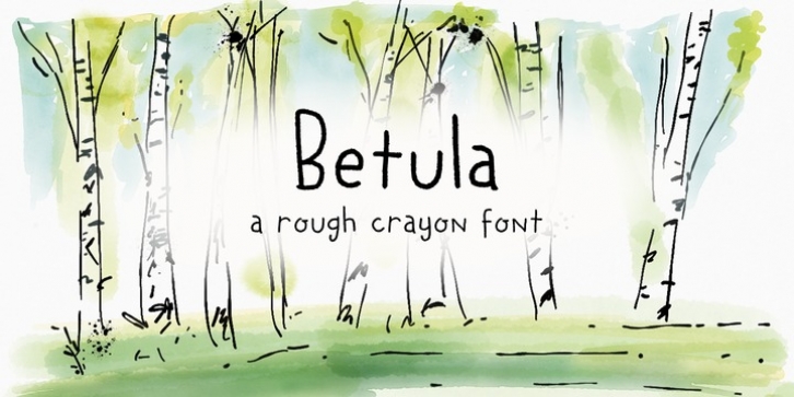 Betula font preview