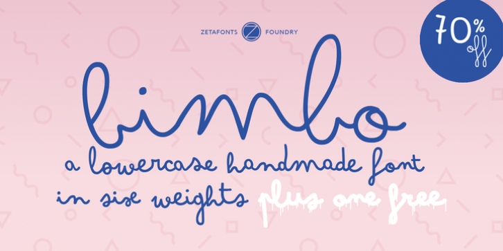 Bimbo font preview