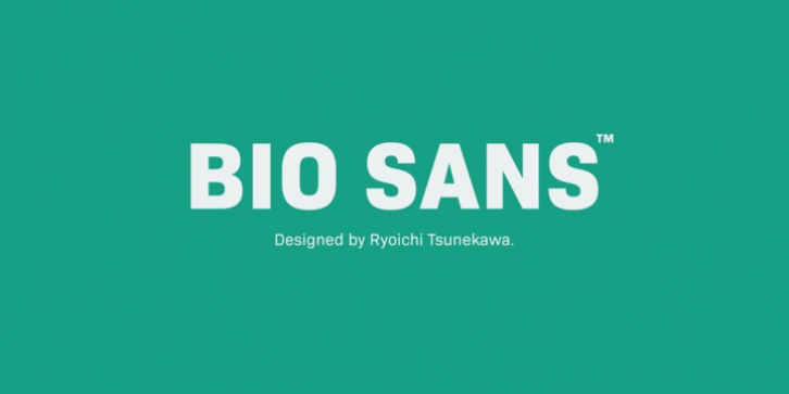 Bio Sans font preview