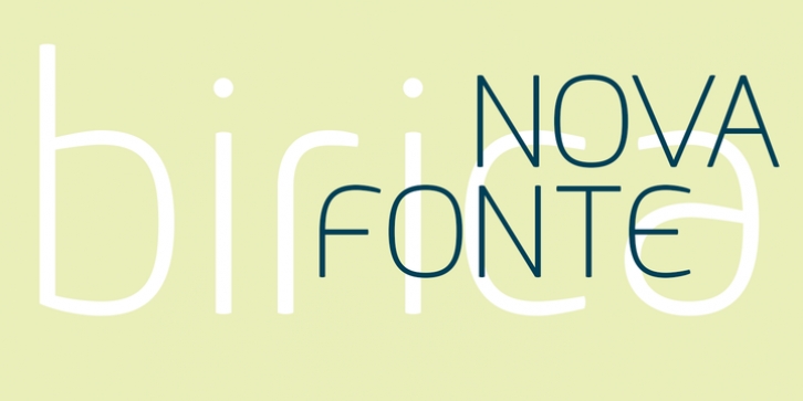 Birica font preview