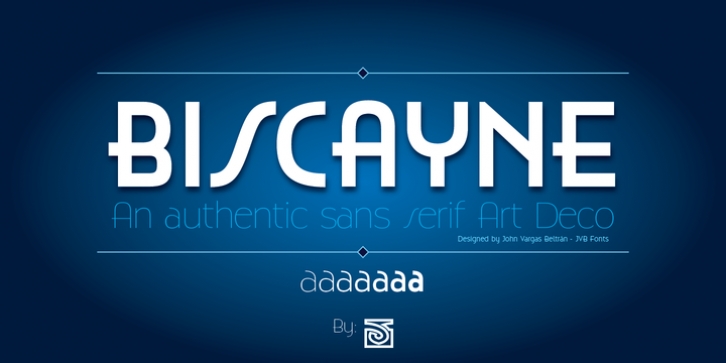 Biscayne font preview