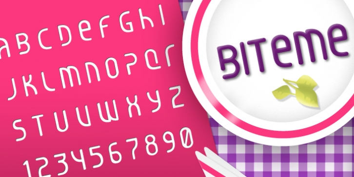 Biteme font preview