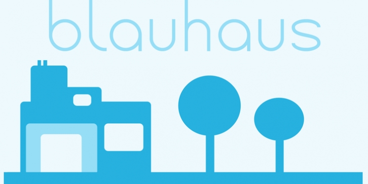 Blauhaus font preview