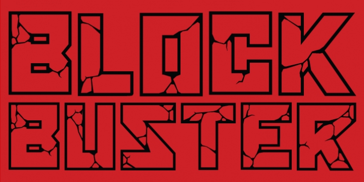 Blockbuster font preview