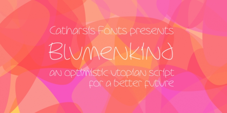 Blumenkind font preview