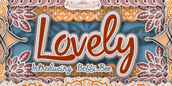 Bobbi Bee font preview