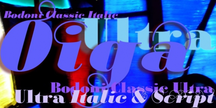 Bodoni Classic Ultra font preview