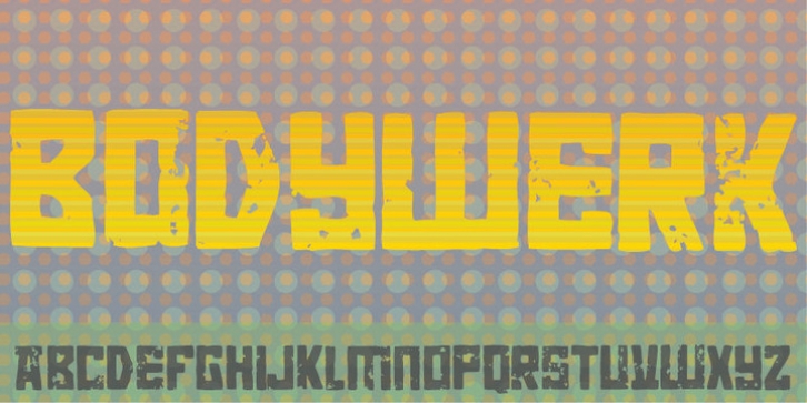 Bodywerk font preview