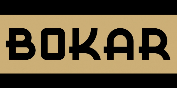 Bokar font preview