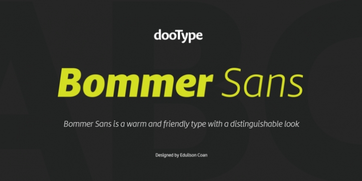 Bommer Sans font preview